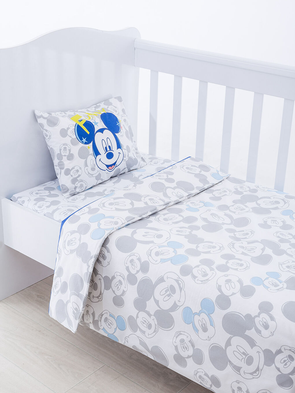 Mavi Baskılı Bebek Nevresim Takımı-2