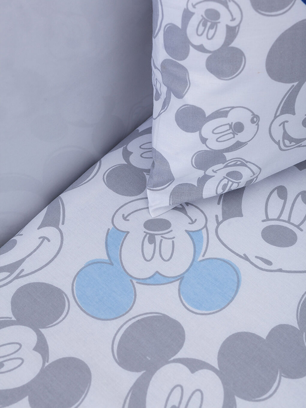 Mavi Baskılı Bebek Nevresim Takımı-4