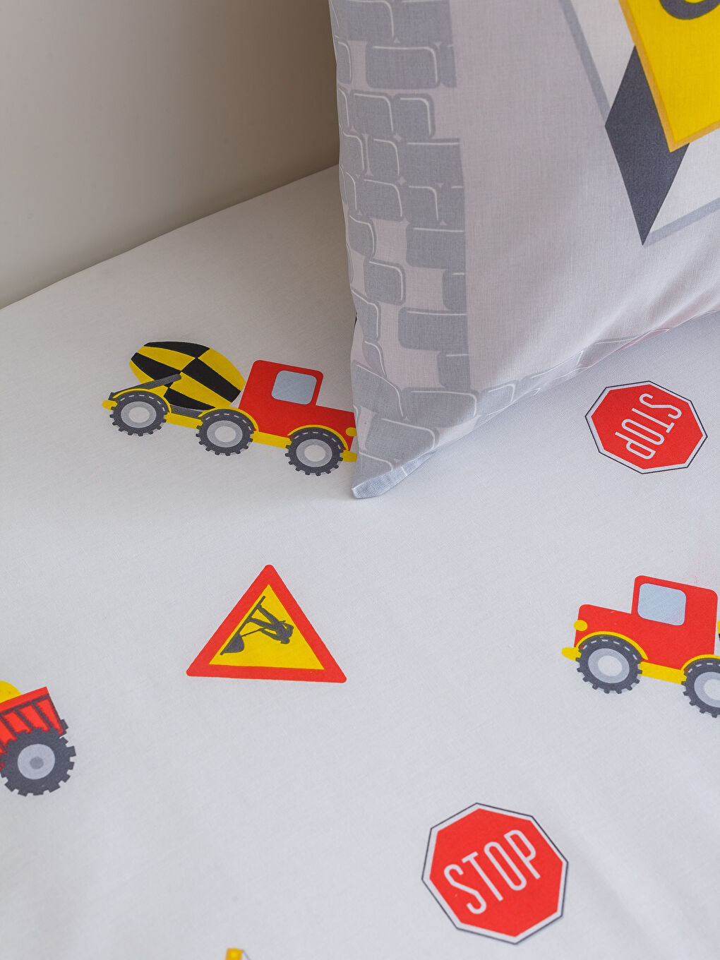 Unisex GREY Kids' Duvet Cover Full Set-4