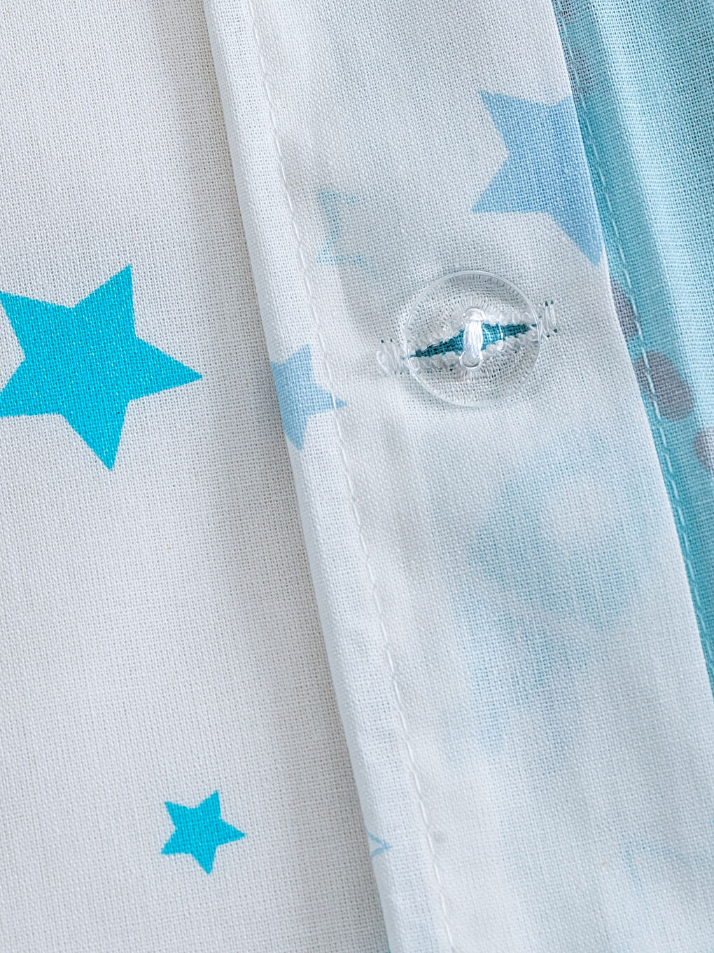 Mavi Baskılı Bebek Nevresim Takımı-5