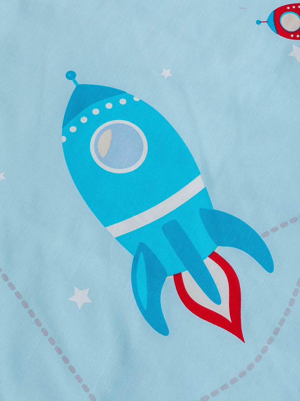 Mavi Baskılı Bebek Nevresim Takımı-6