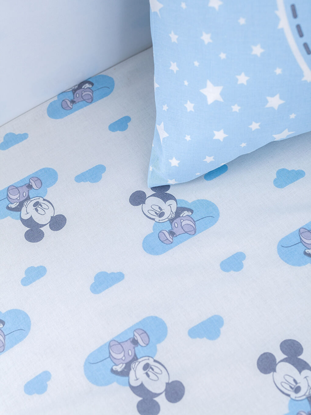 Mavi Baskılı Bebek Nevresim Takımı-3