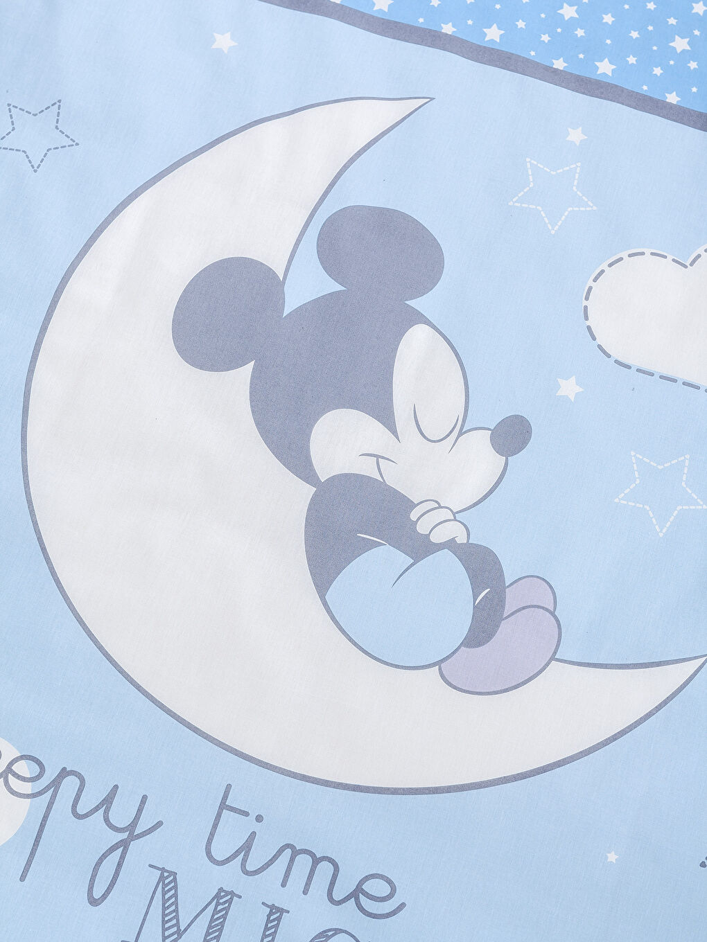 Mavi Baskılı Bebek Nevresim Takımı-5