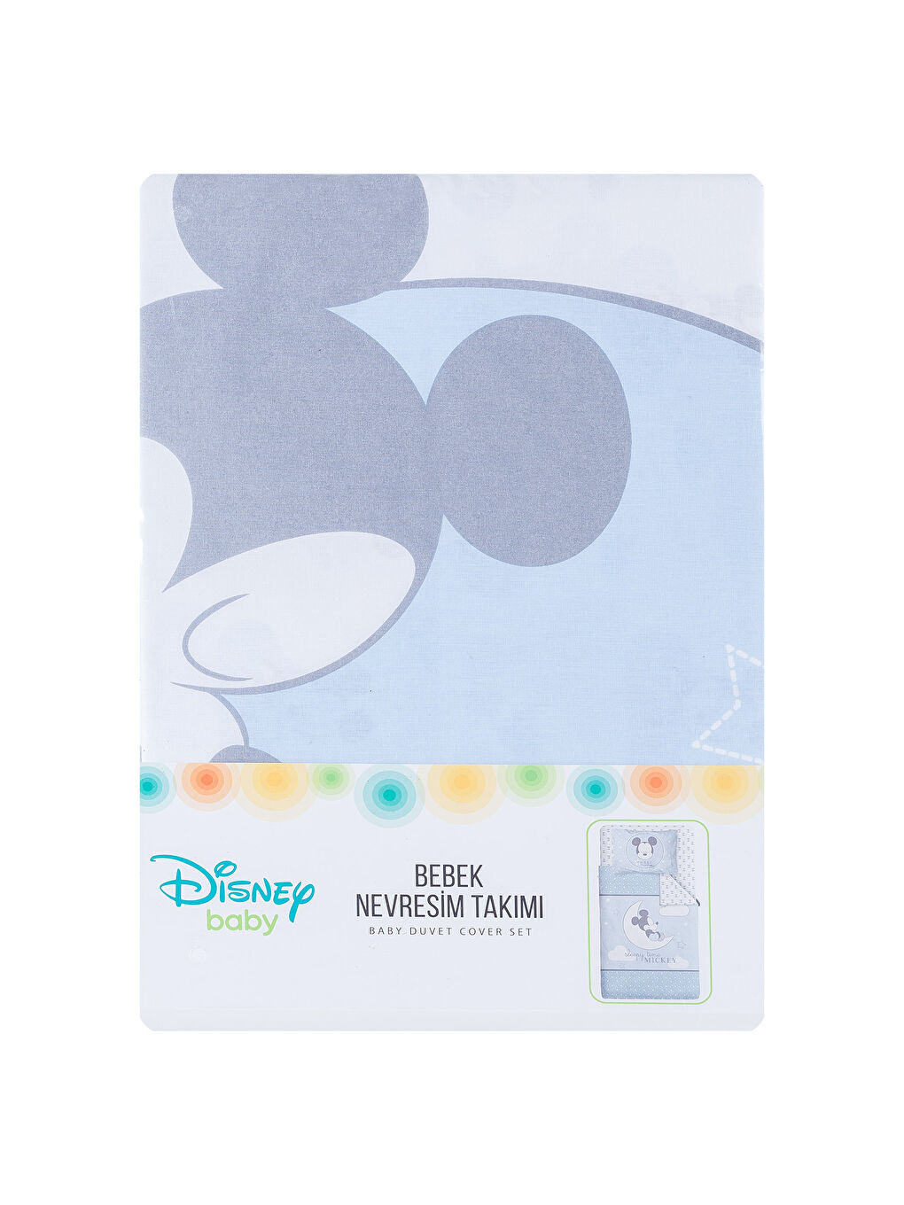 Mavi Baskılı Bebek Nevresim Takımı-6