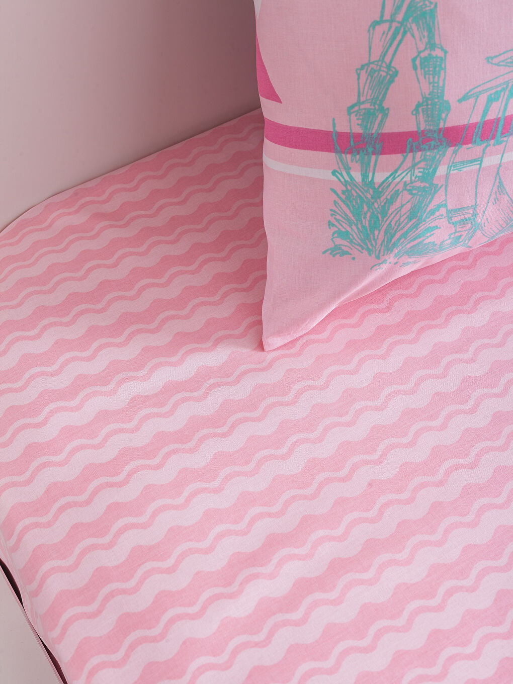 Lila Baskılı Çocuk Nevresim Takımı-3