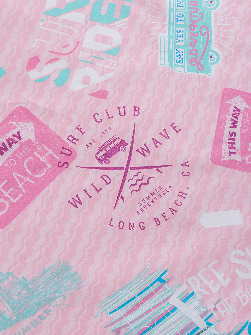 Lila Baskılı Çocuk Nevresim Takımı-5