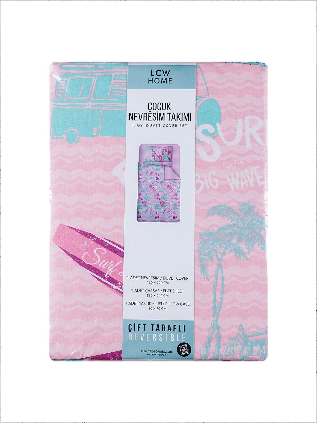 Lila Baskılı Çocuk Nevresim Takımı-6