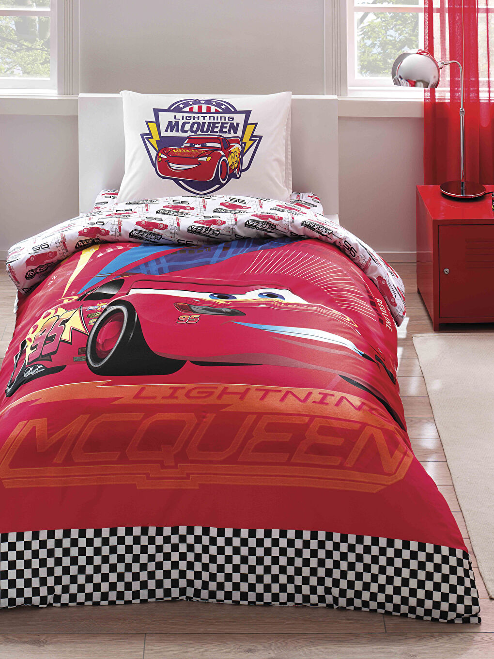 Parure housse de couette enfant ROUGE