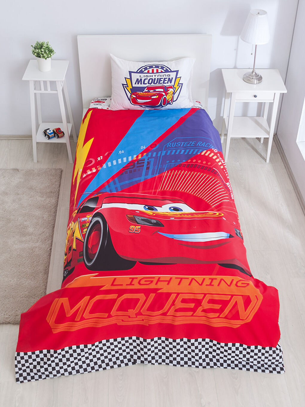 Parure housse de couette enfant ROUGE-3