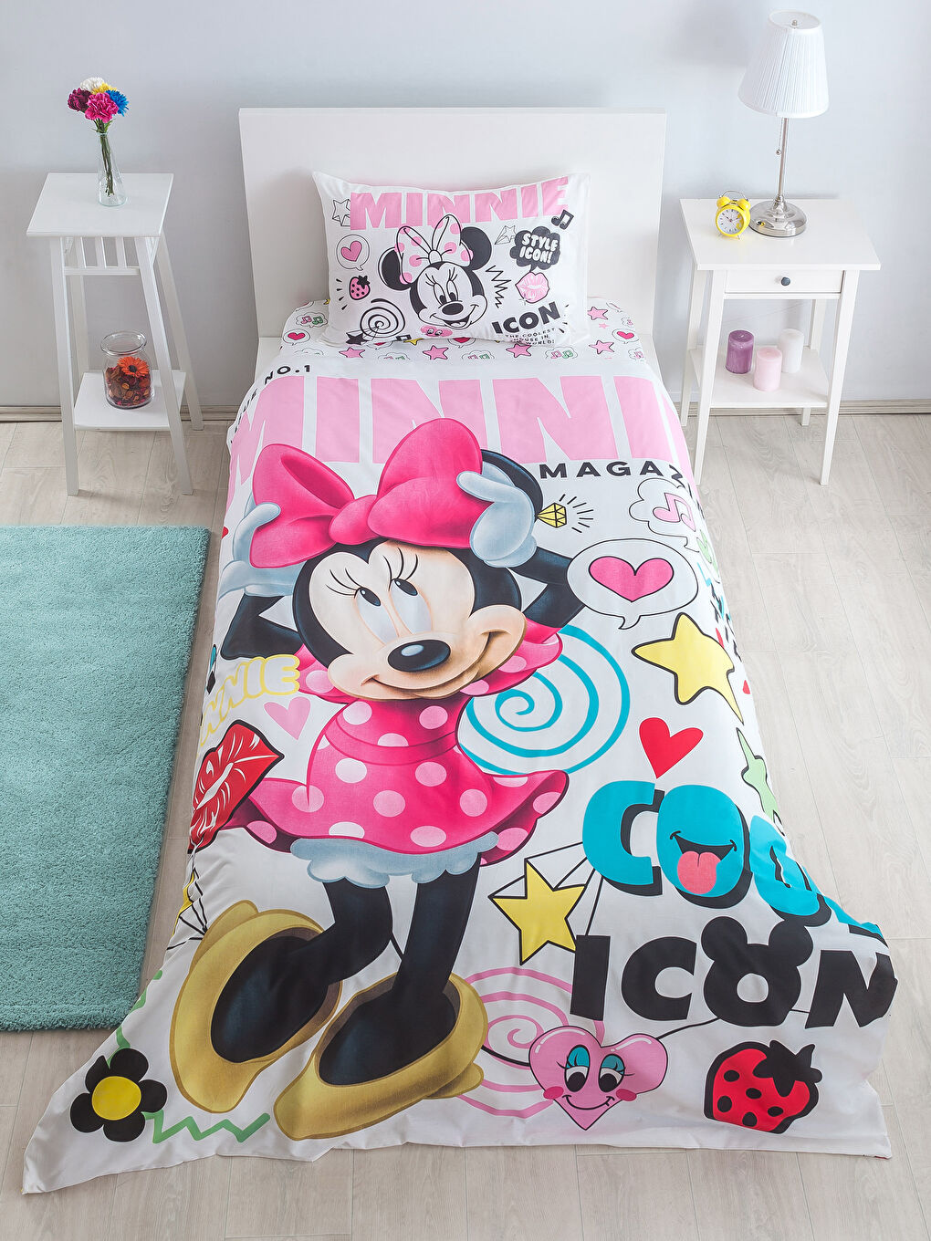 Karışık Baskılı Çocuk Nevresim Takımı-3