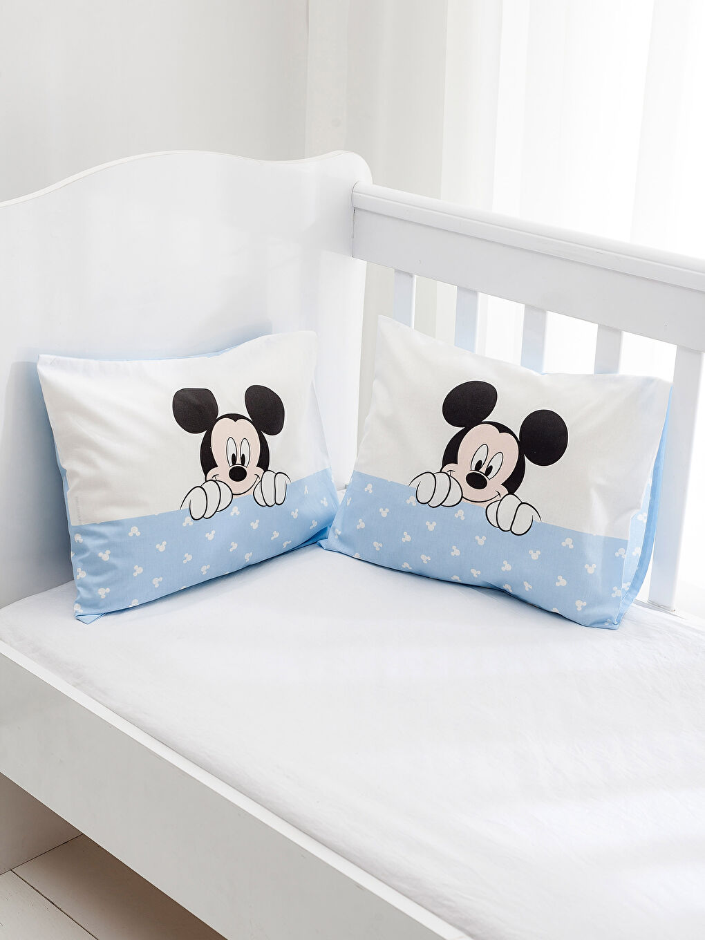 غطاء وسادة للرضع أزرق فاتح-1