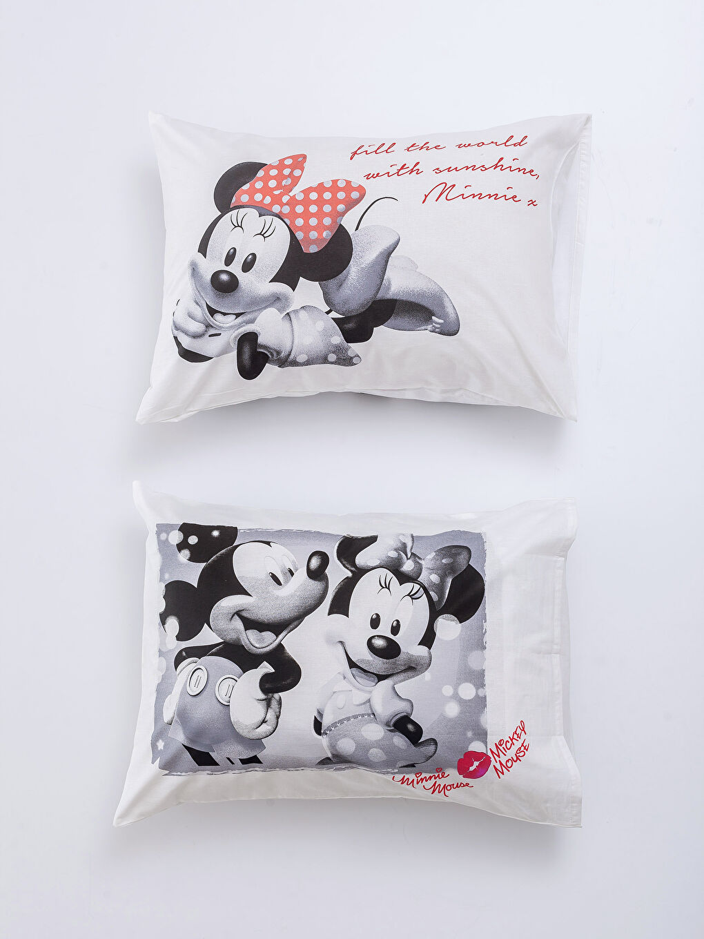 Beyaz Baskılı Çocuk Yastık Kılıfı-2