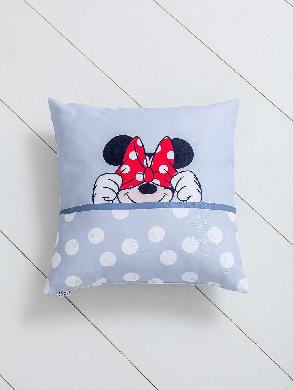 Gri Baskılı Bebek Kırlent-2