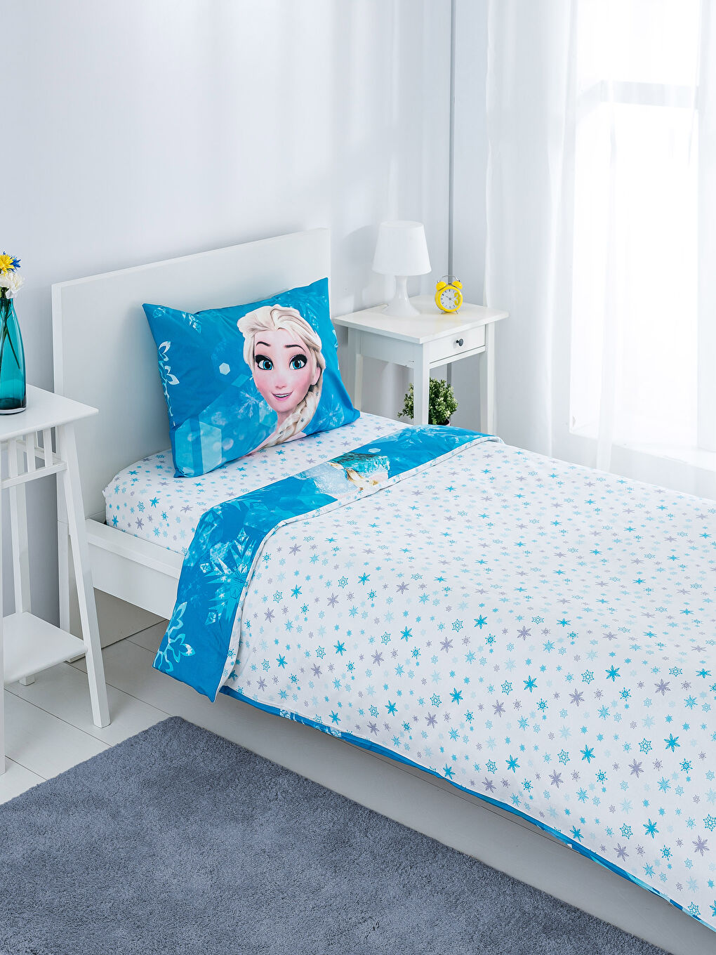 Mavi Baskılı Çocuk Nevresim Takımı-1