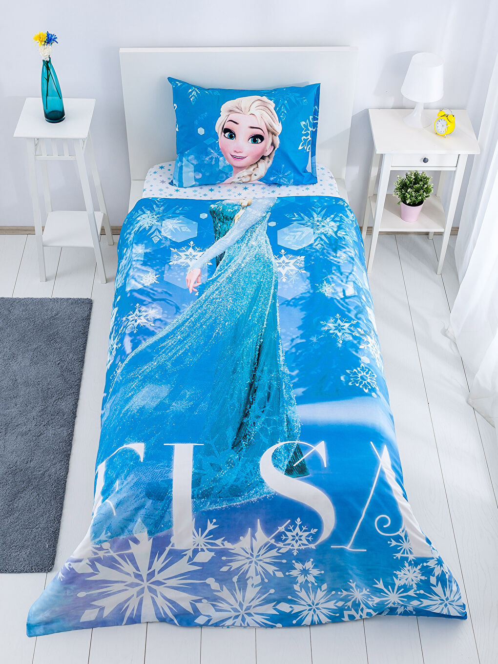 Mavi Baskılı Çocuk Nevresim Takımı-2