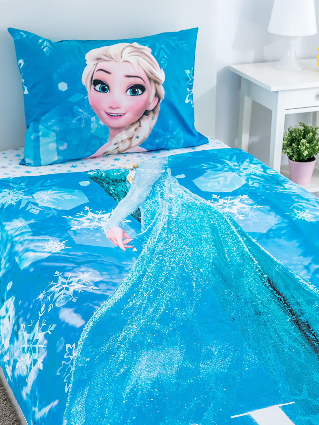 Mavi Baskılı Çocuk Nevresim Takımı-4