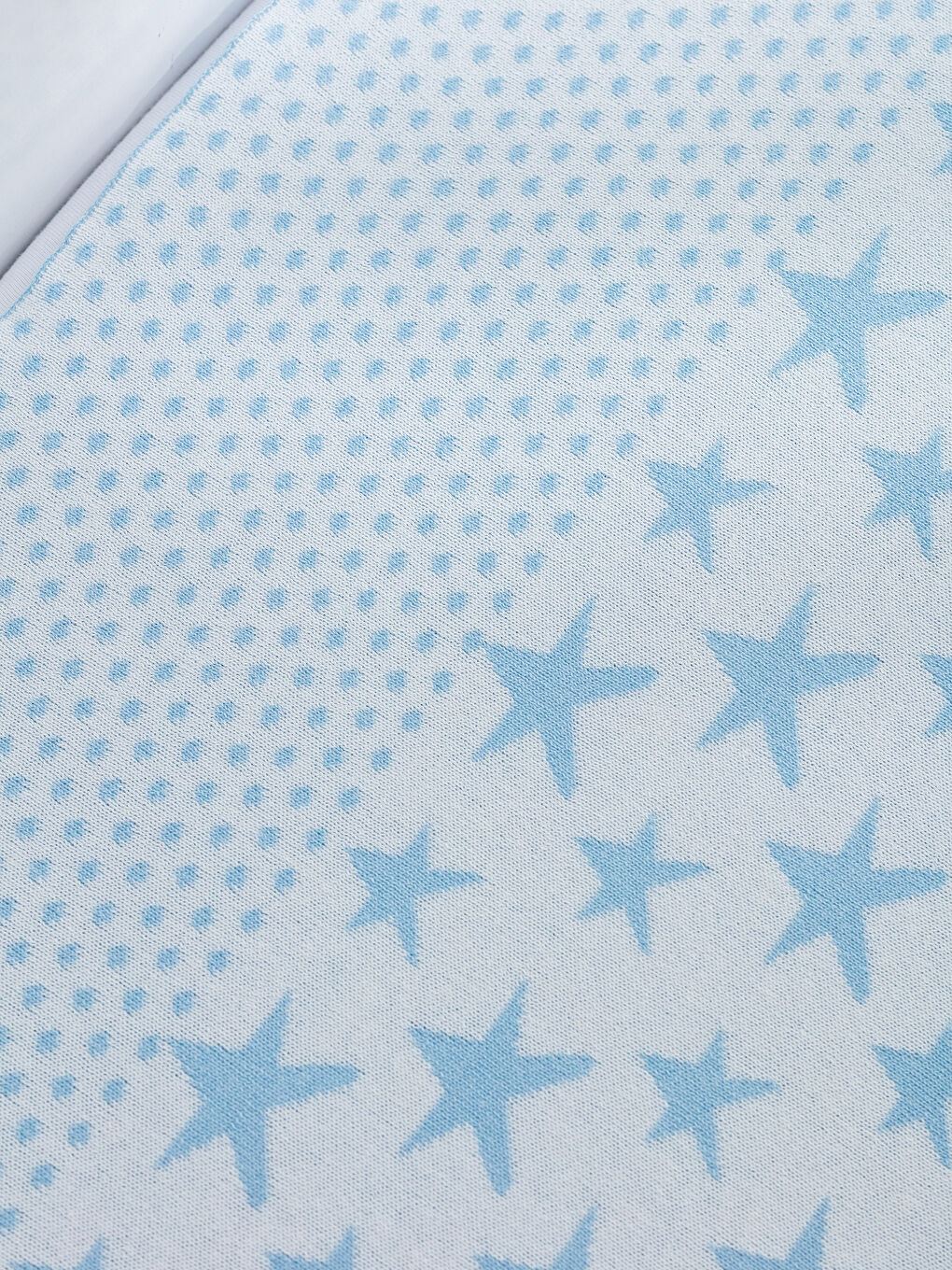 Голубой Детское одеяло-2