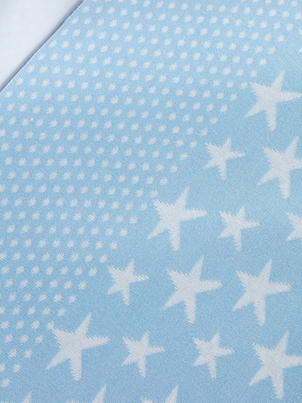 Голубой Детское одеяло-3