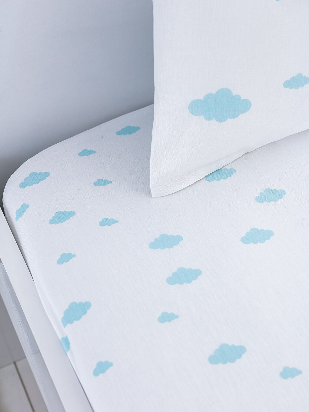 Mavi Baskılı Bebek Nevresim Takımı-3