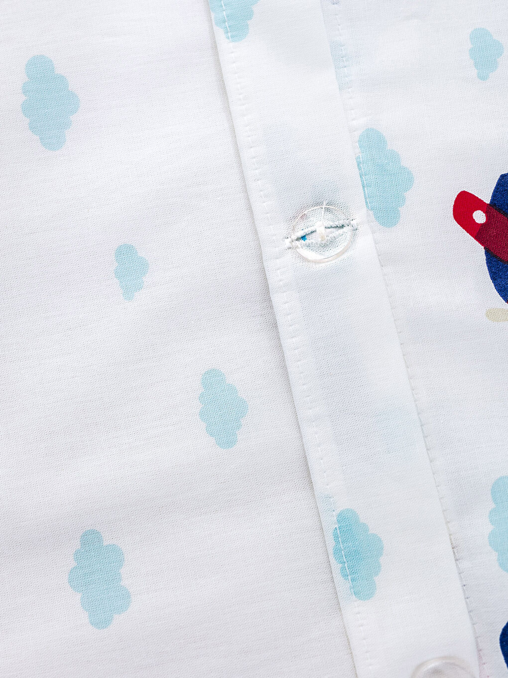 Mavi Baskılı Bebek Nevresim Takımı-5