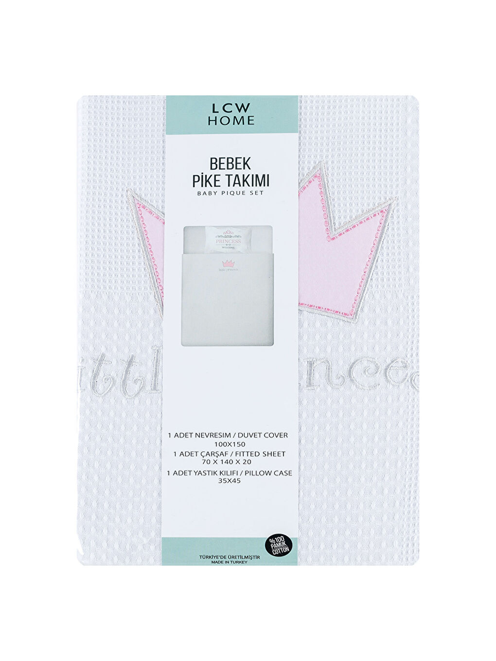 LCW HOME ROSA Baby-Piqué-Tagesdecke -7YE076Z1-671