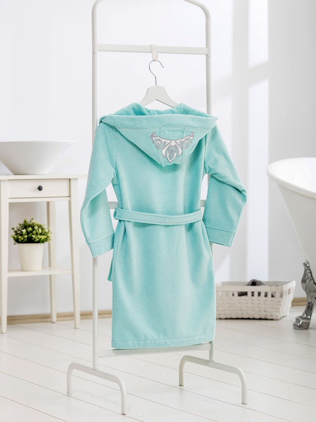 Peignoir enfant BLEU Fille-1