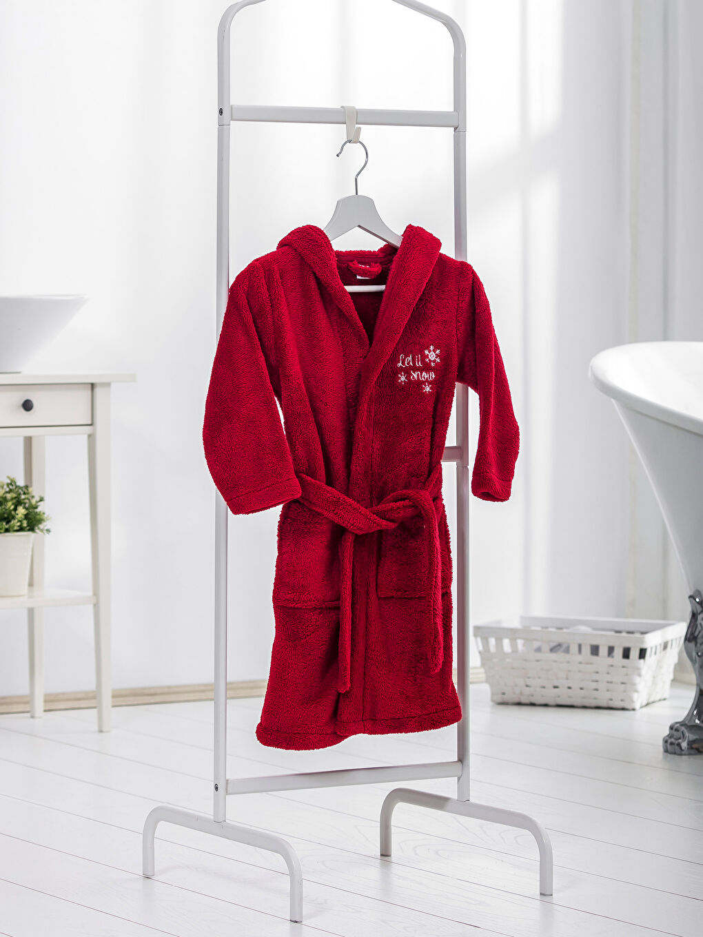 Peignoir enfant ROUGE Fille