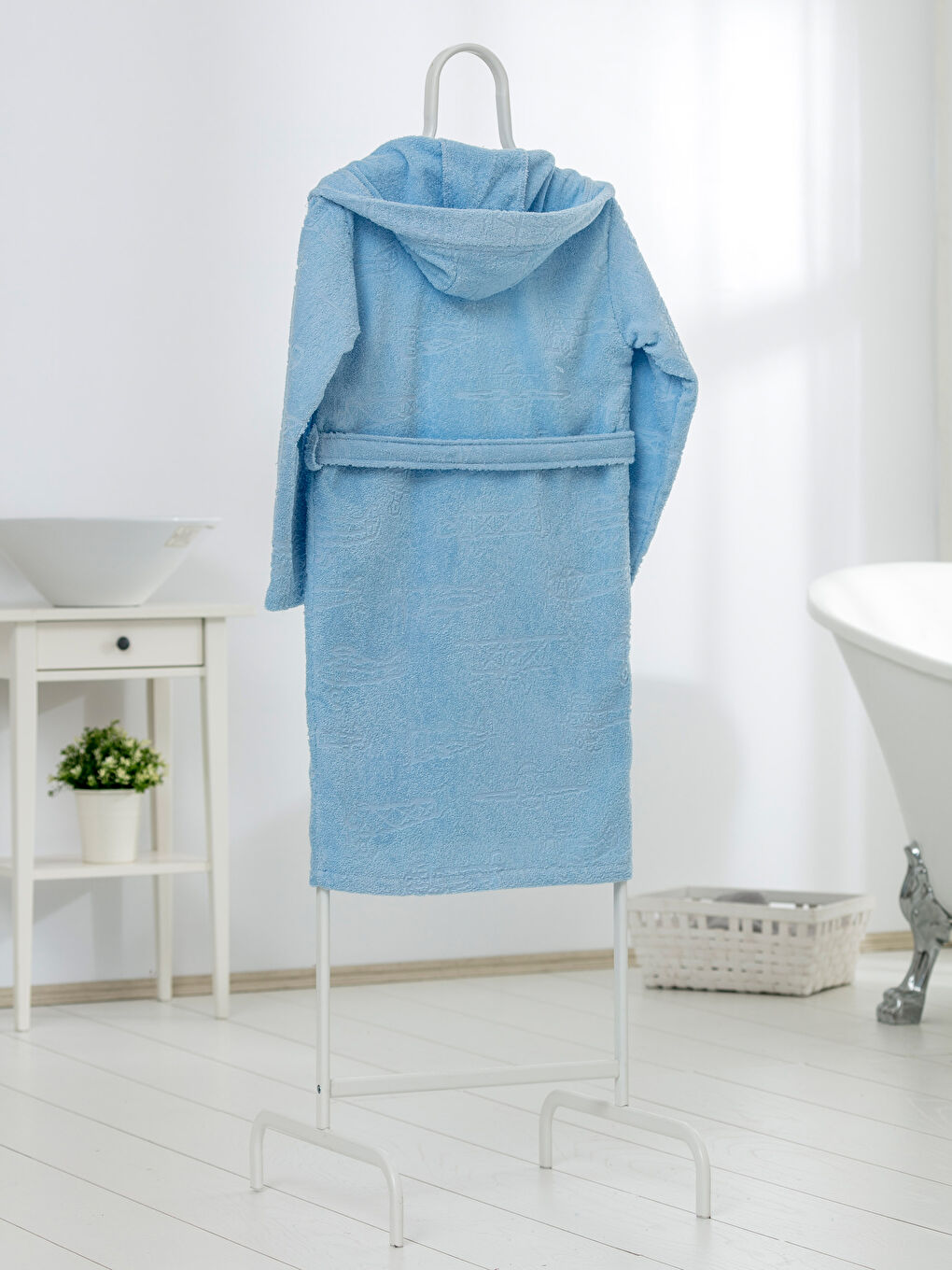 Peignoir enfant GRIS Garçon-1