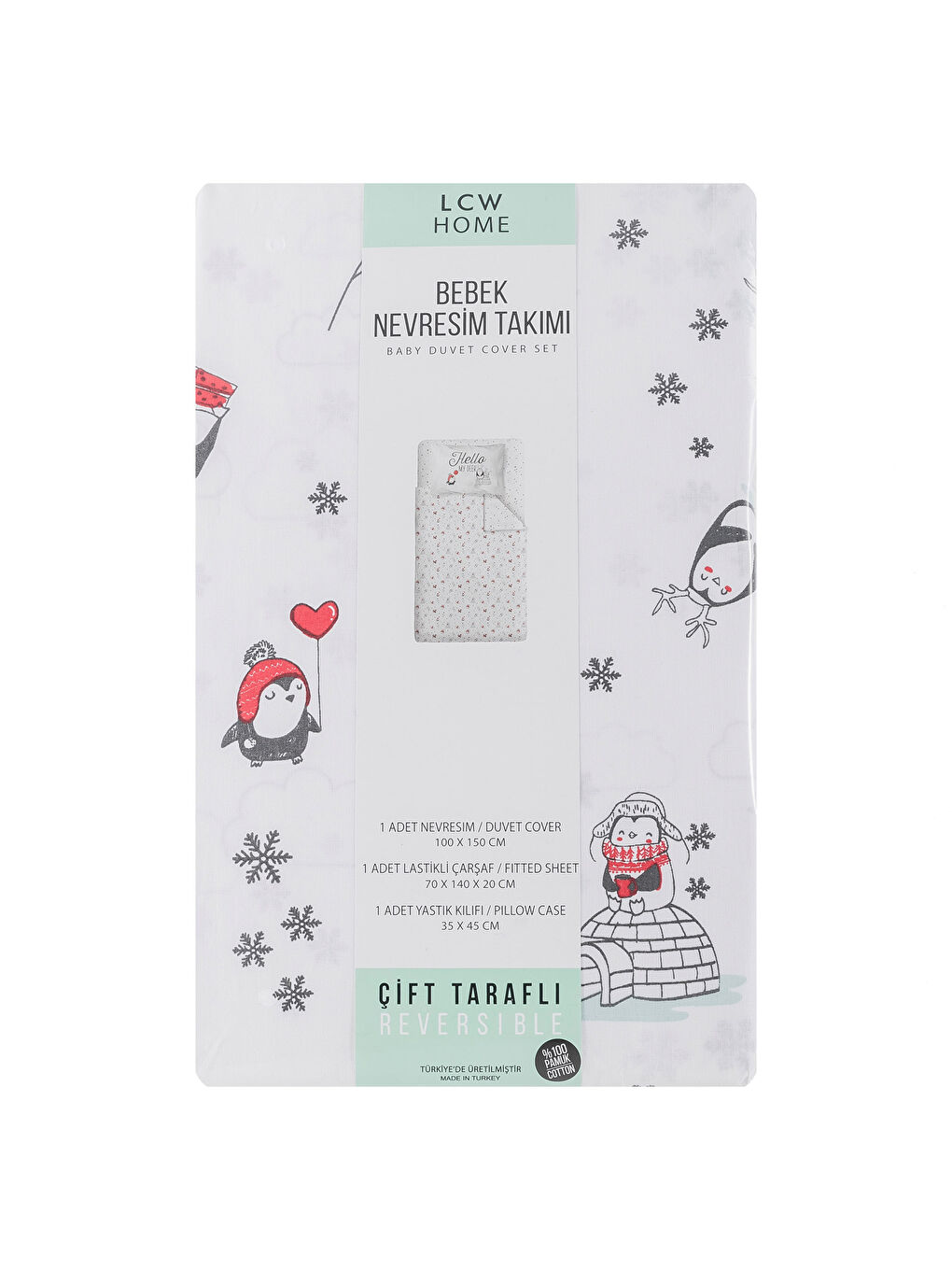 GREY Baby's Duvet Cover Full Set-6