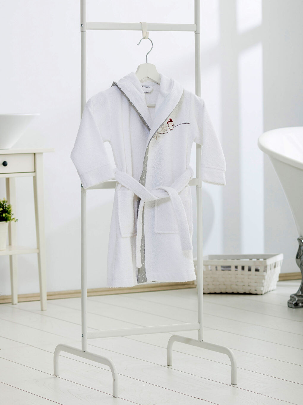 Peignoir enfant BLANC Fille