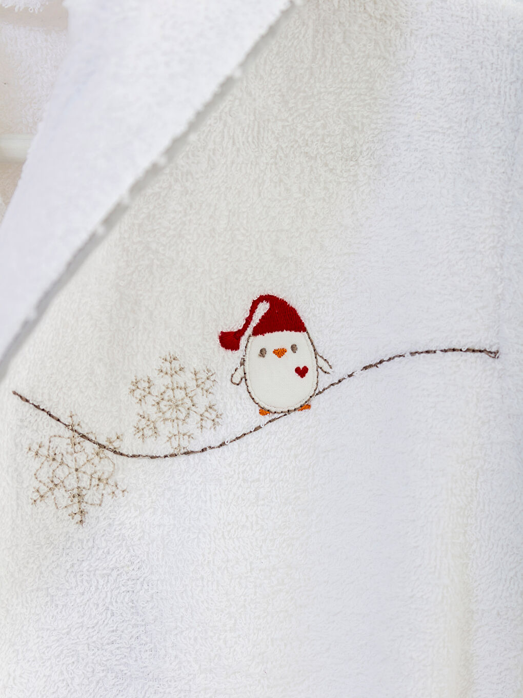 Peignoir enfant BLANC Fille-2