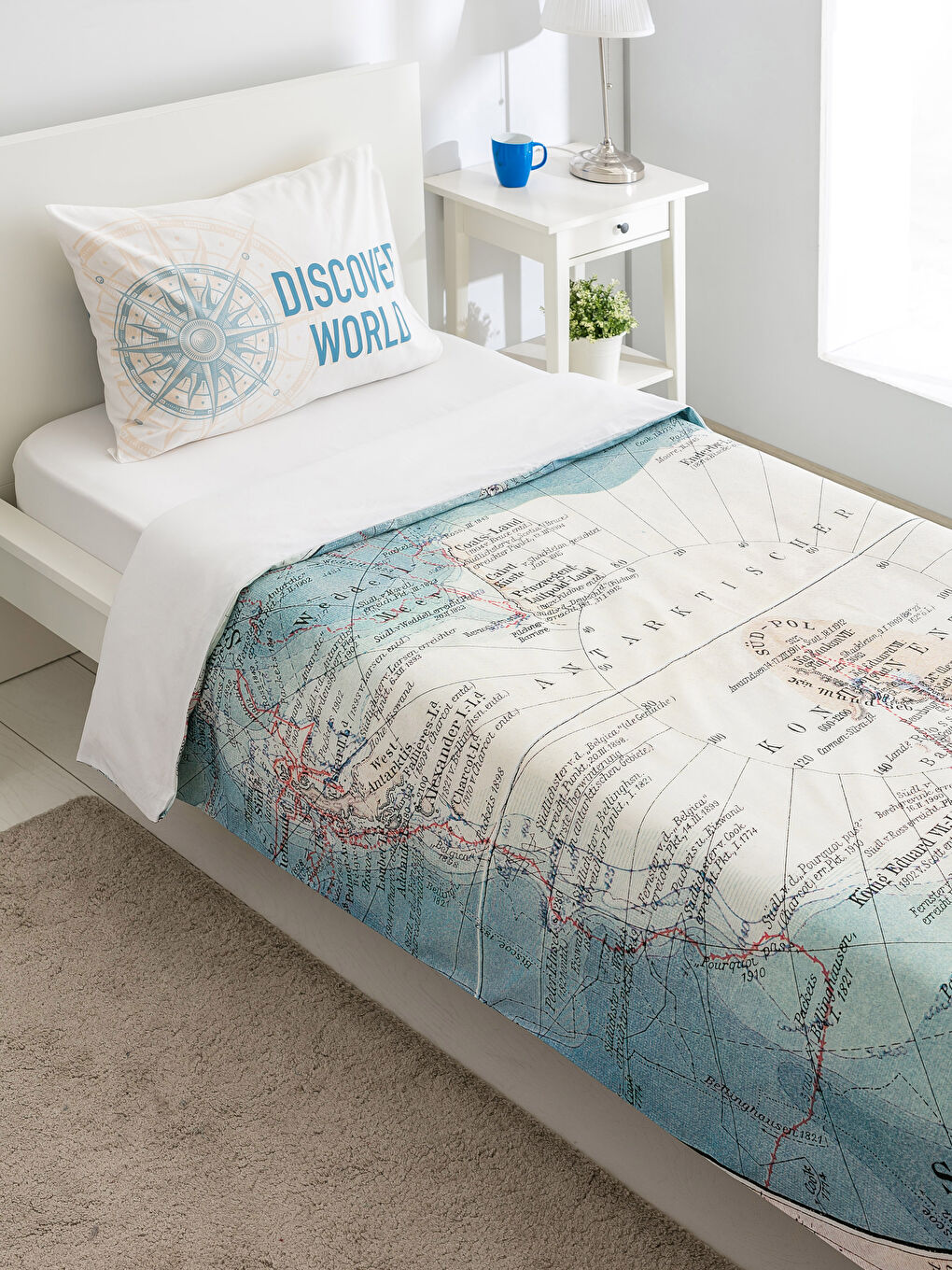 Parure housse de couette enfant BLEU