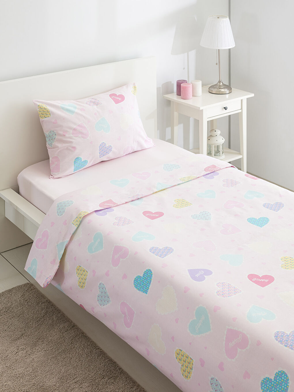 PINK Kids' Duvet Cover Full Set