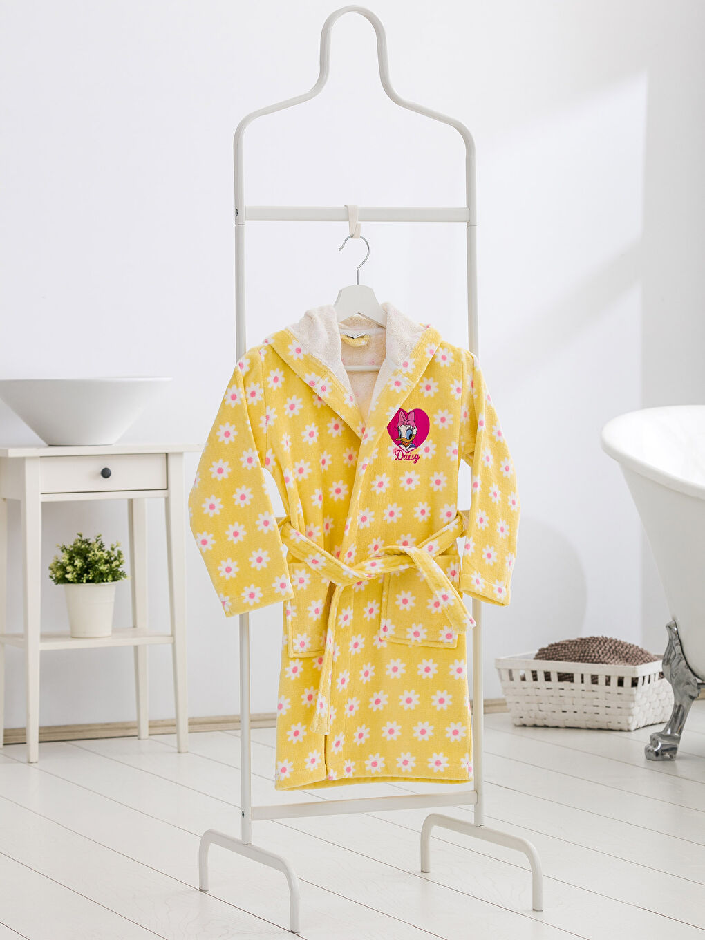 Peignoir enfant JAUNE Fille-1