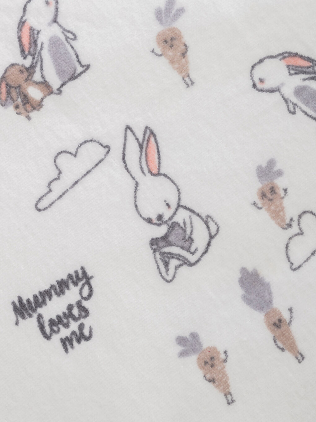 Serviette de bain bébé BLANC-3