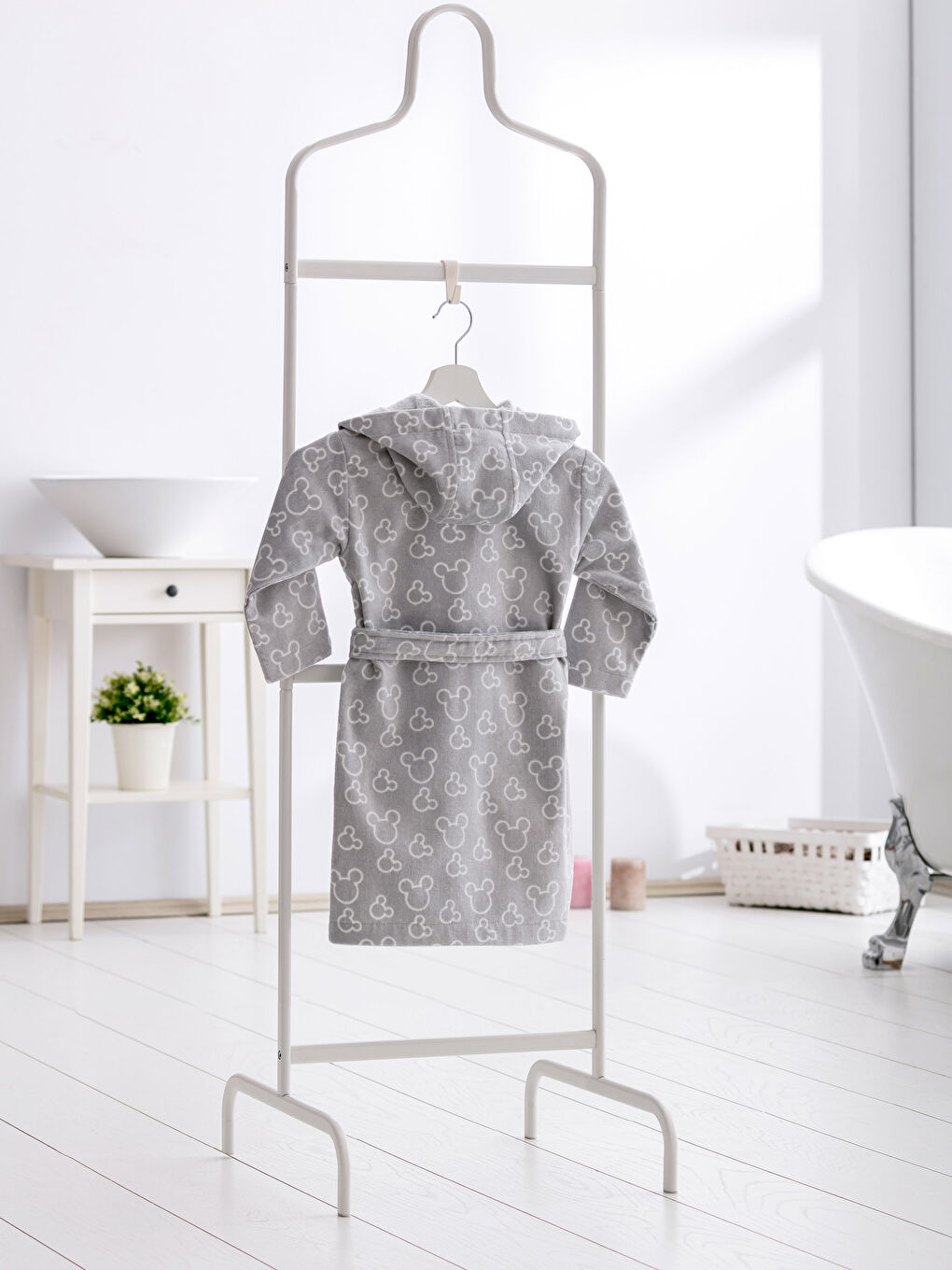 Peignoir enfant GRIS Garçon-1