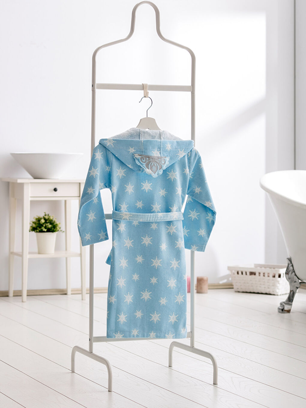 Peignoir enfant VERT Fille-1