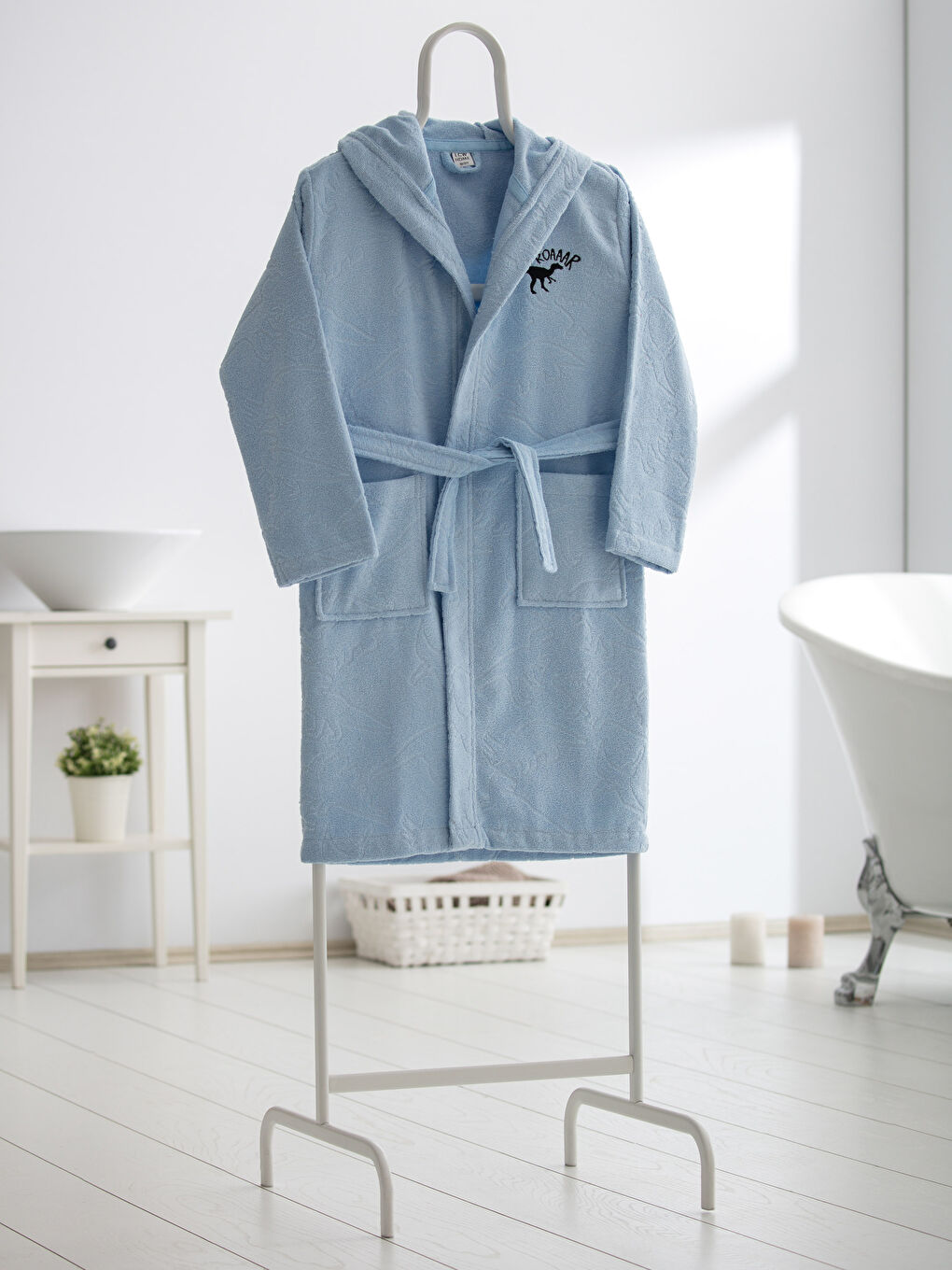 LCW HOME Boy BLUE Kids' Bathrobe -8WI155Z4-CU2