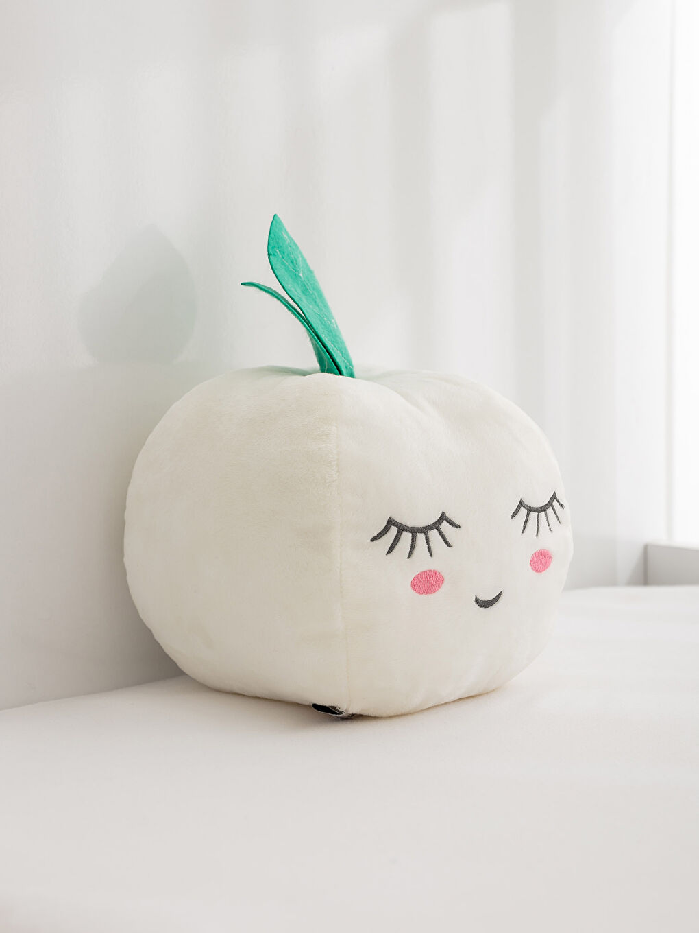 Beyaz Baskılı Bebek Kırlent