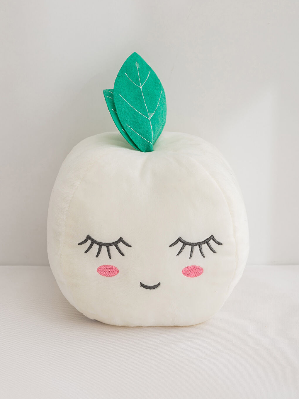 Beyaz Baskılı Bebek Kırlent-1