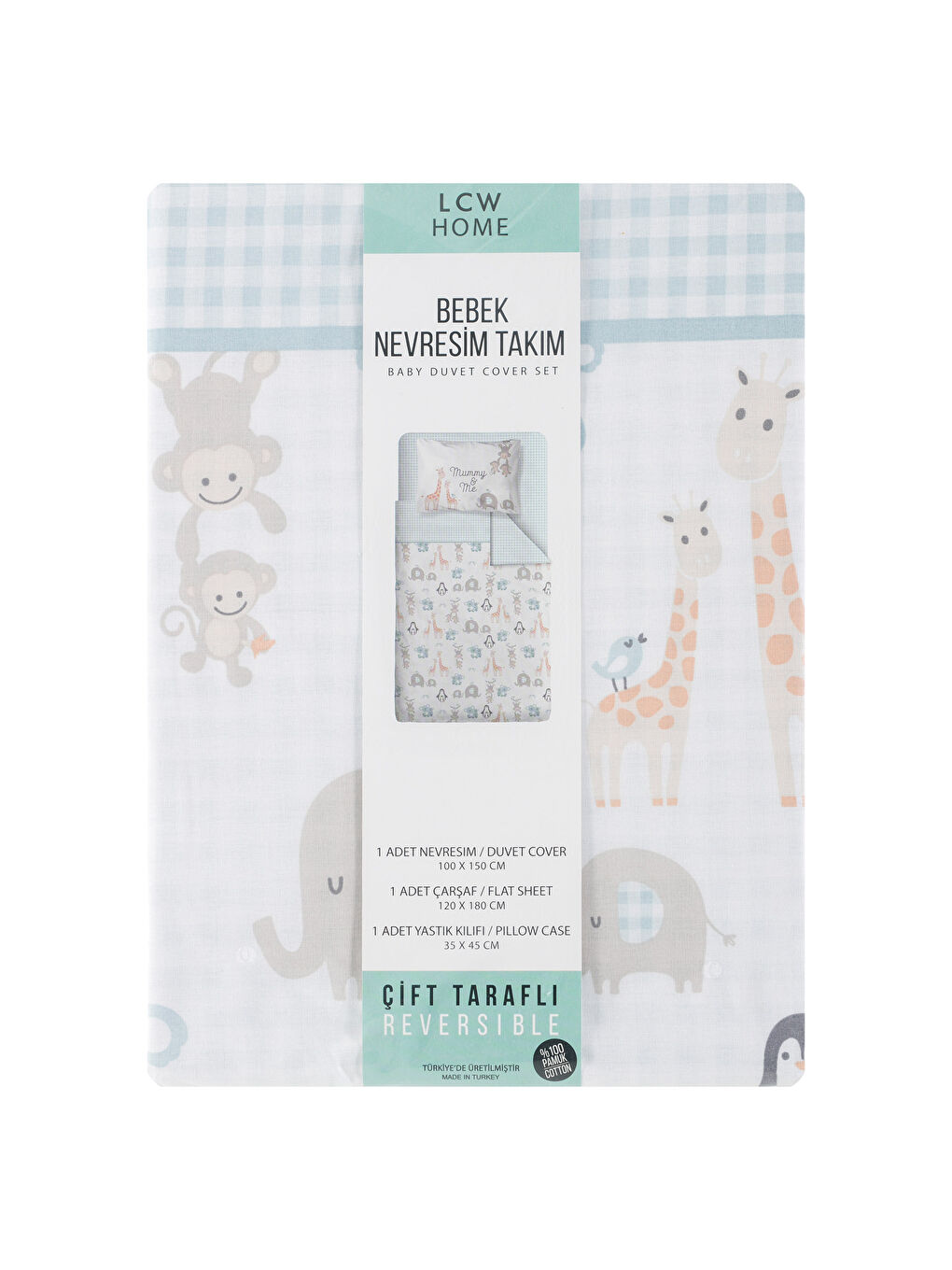 Karışık Baskılı Bebek Nevresim Takımı-6