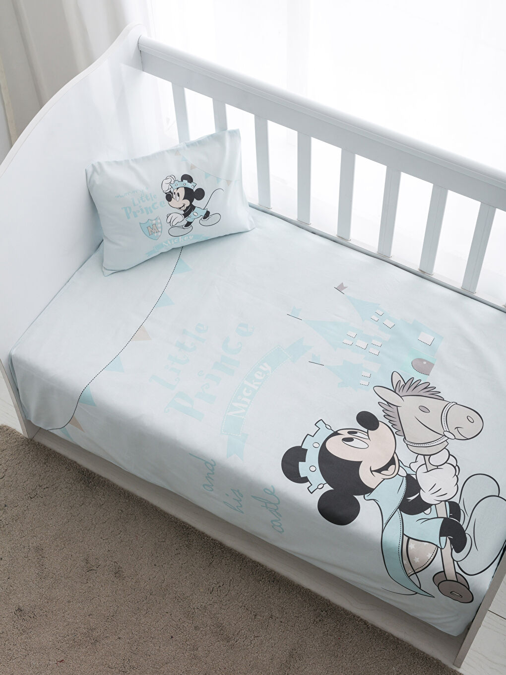 Mavi Baskılı Bebek Nevresim Takımı-2