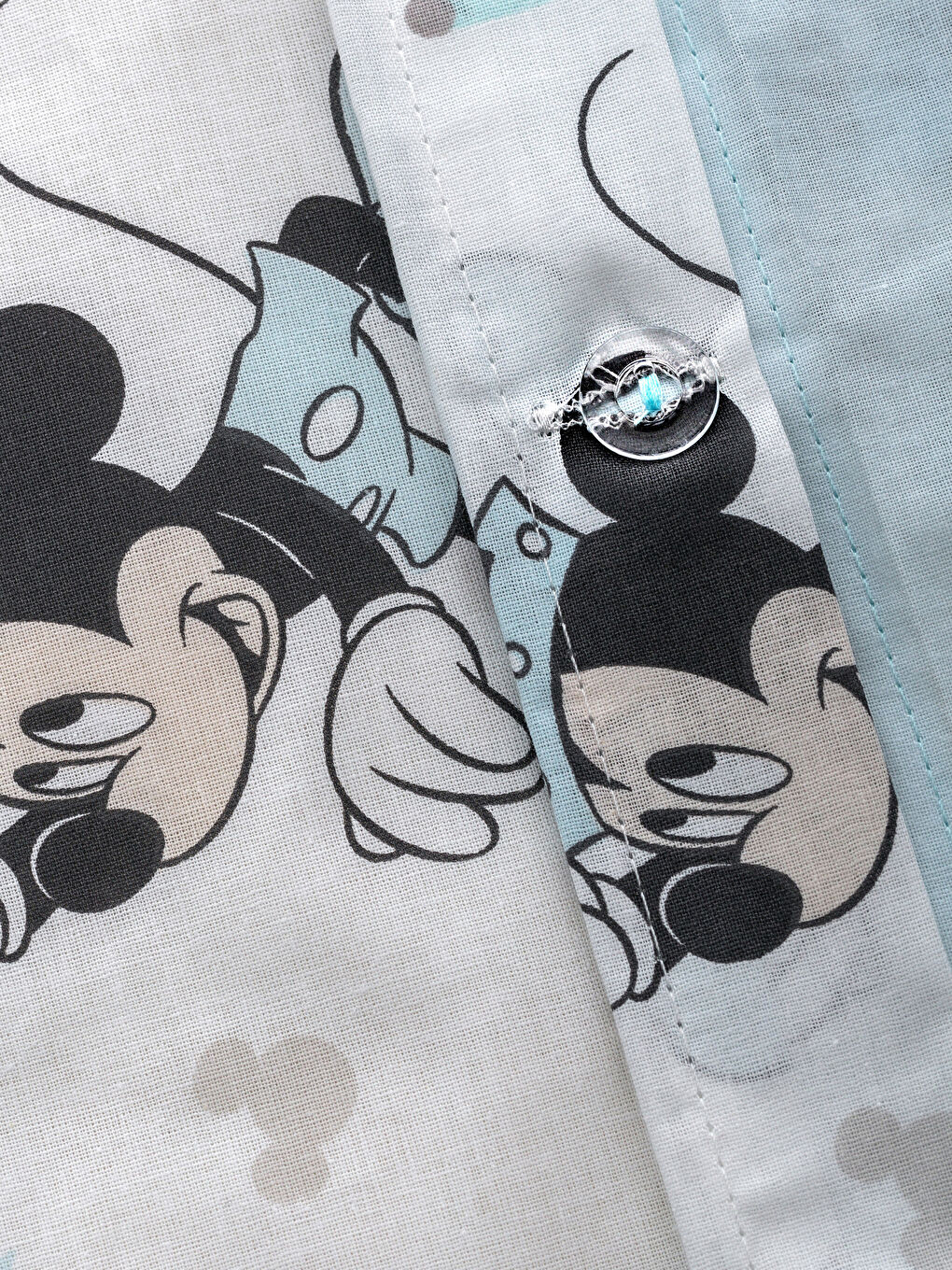 Mavi Baskılı Bebek Nevresim Takımı-5