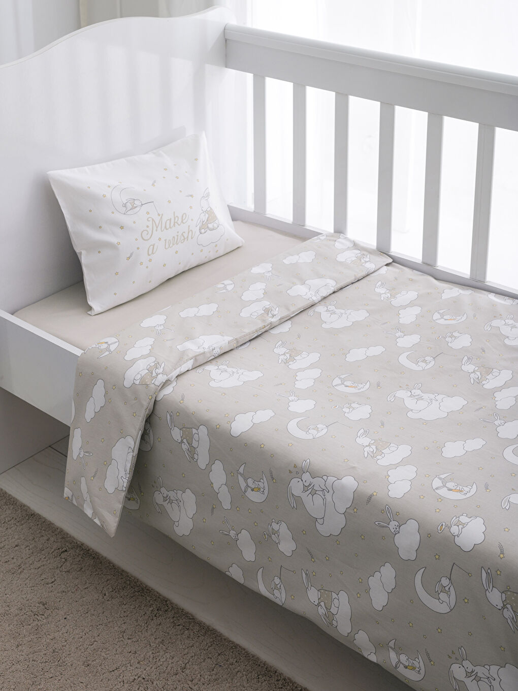 Housse de couette bébé BEIGE