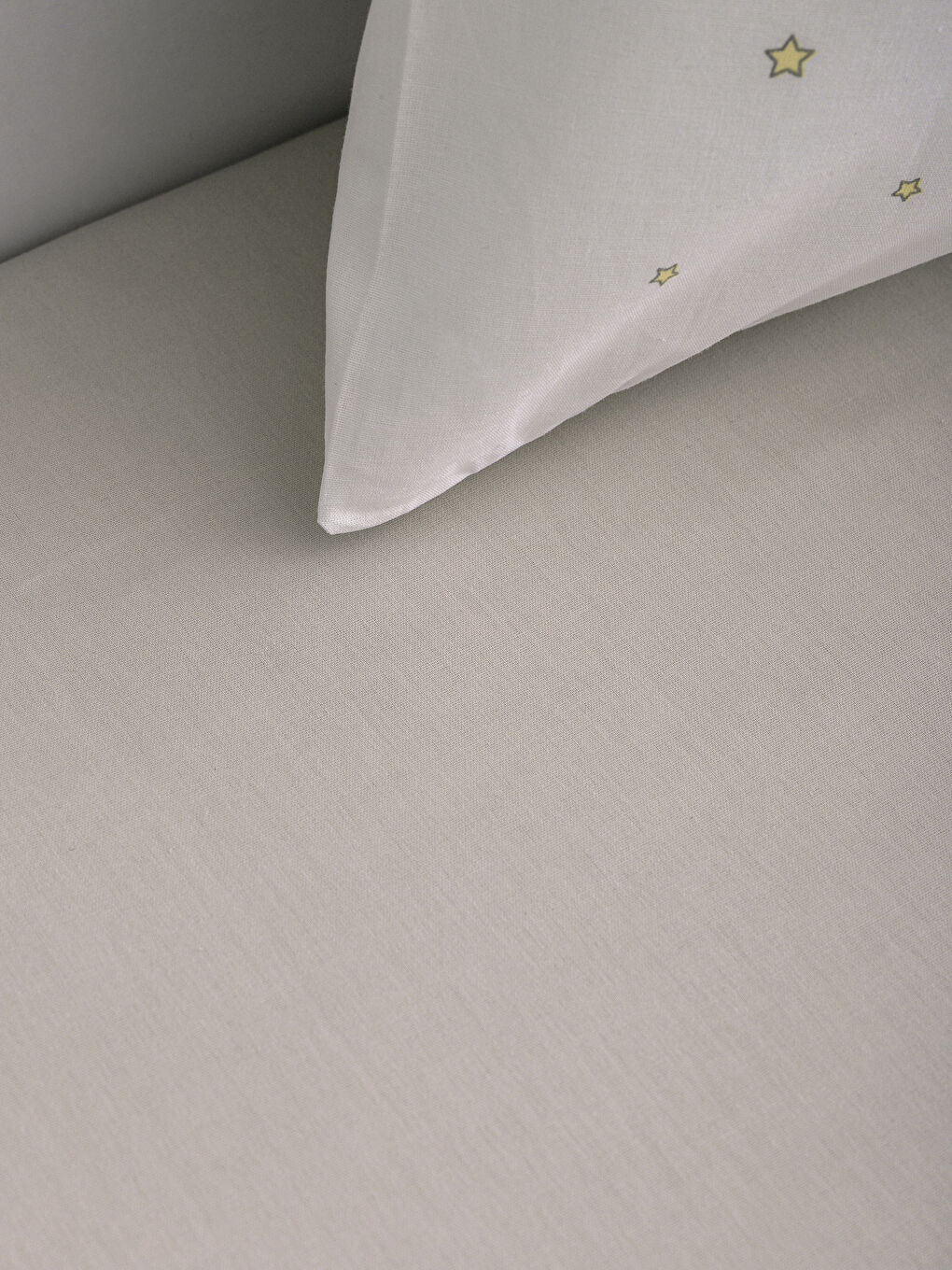 Housse de couette bébé BEIGE-2