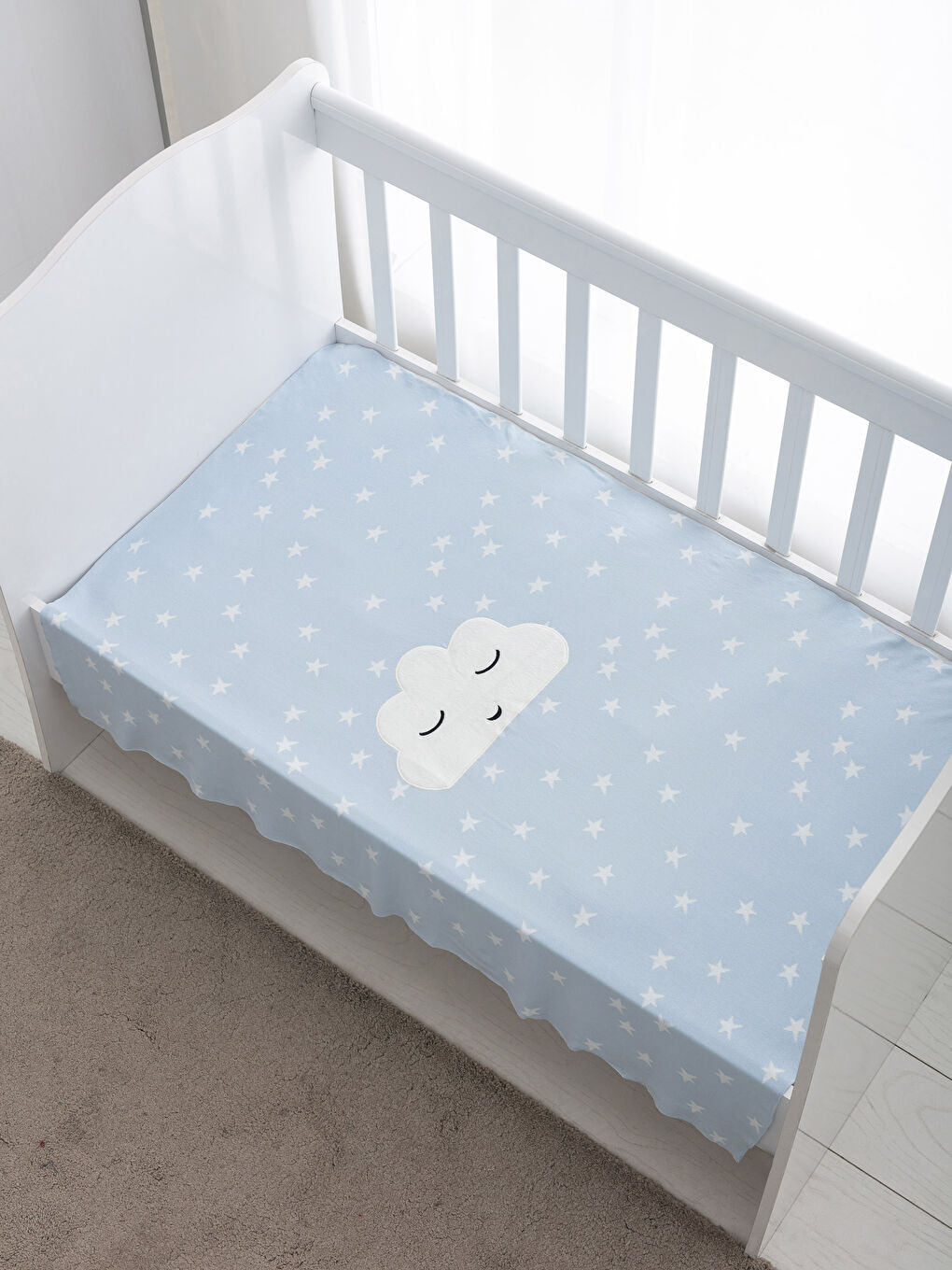 BLUE Baby's Blanket-1