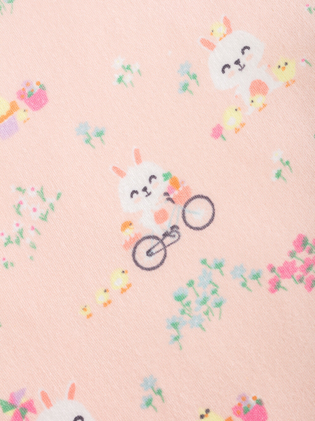 Pembe Baskılı Bebek Havlusu-2