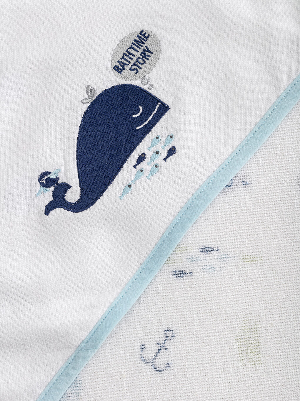 BLUE Baby's Bath Towel-3