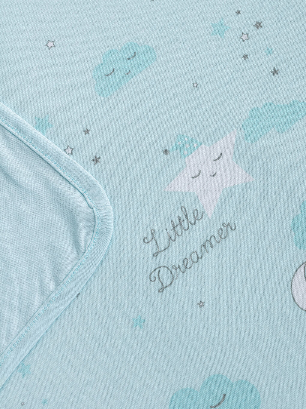 Голубой Детское одеяло-2