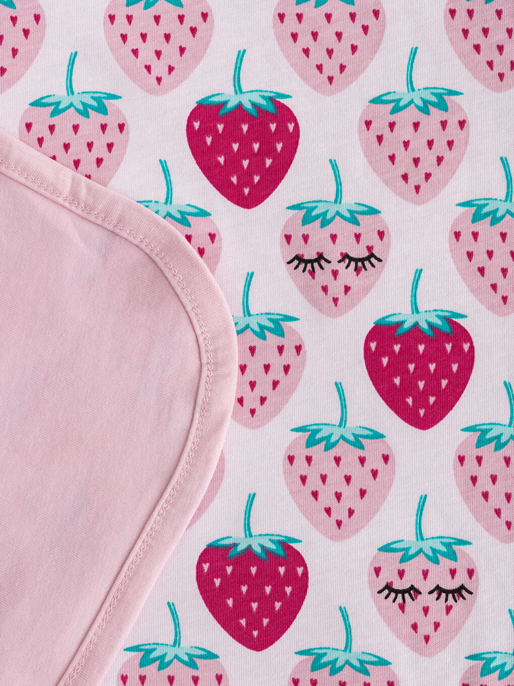 Pembe Baskılı Bebek Battaniyesi-2